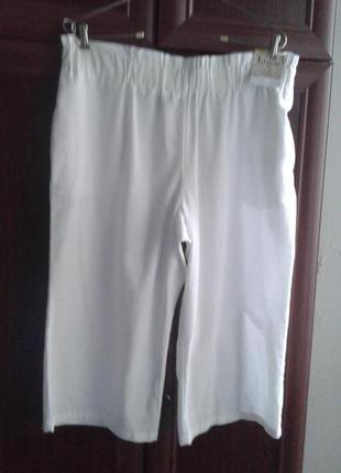 Легкі бриджі, шорти білі супер батал bonmarche