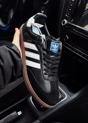 Чоловічі кросівки adidas samba чорні