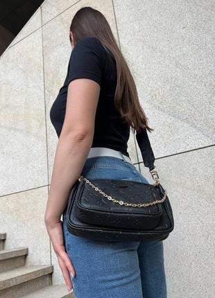 Женская сумка из эко-кожи луи виттон louis vuitton lv молодежная, брендовая сумка через плечо5 фото