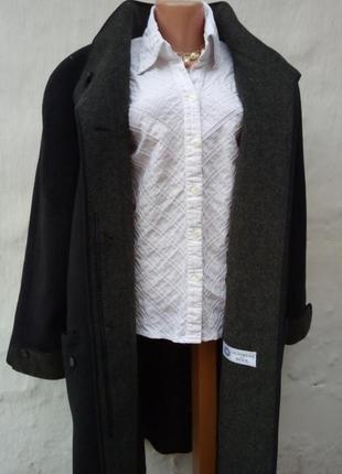 Стильное комфортное кашемир, шерстяное пальто oversize бренд люкс marcona.6 фото