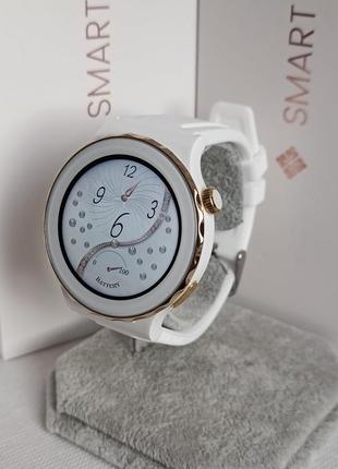 Розумний годинник watch gt 3 pro white з вимірюванням екг, керамічним корпусом і сапфіровим склом, жіночий годинник5 фото