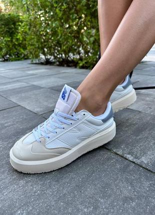 Кроссовки new balance ct302 white blue 2