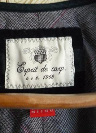 Esprit германия вельветовый жилет жилетка клетка классический бохо английский стиль casual9 фото