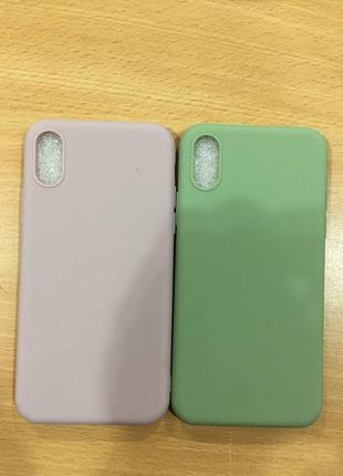 Силиконовый чехол-накладка silicone case для iphone x/xs6 фото