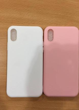 Силиконовый чехол-накладка silicone case для iphone x/xs5 фото