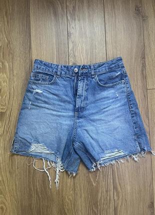 Zara продам шорты с высокой посадкой