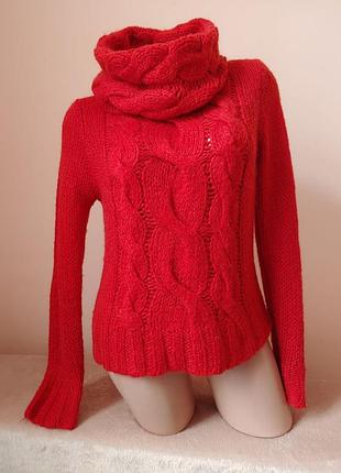 Свитер с большим хомутом размер 44.