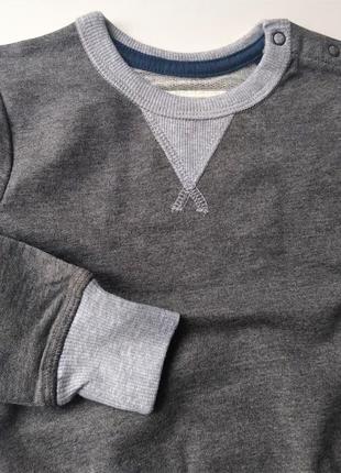1-2 роки світшот для хлопчика джемпер реглан светр кофта светр трикотаж кофточка вулиця дом садочок2 фото