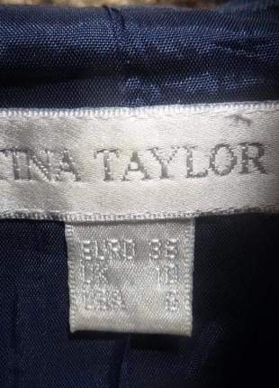 Tina taylor льняной темно синий жилет, жилетка, безрукавка 100% linen/лён7 фото