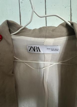 Zara піджак з льону