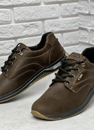 Спортивні шкіряні туфлі, кросівки eco waterproof light4 фото