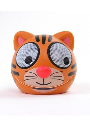 Компактна портативна персонажна колонка zoo-tunes, tiger тигр террі