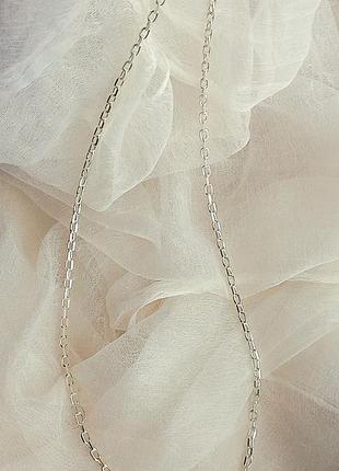 Серебряная цепь якорь 55 см длина 7.70 грамм