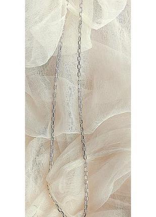 Серебряная цепь якорь 55 см длина 7.70 грамм