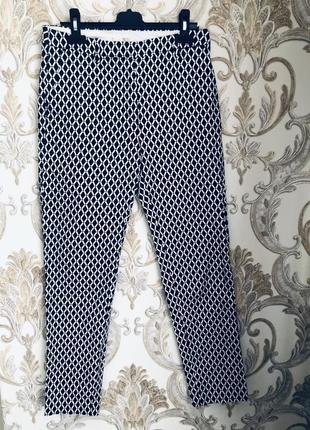 Штани штани укорочені ромб ромбик h&m стильні модні трендові4 фото