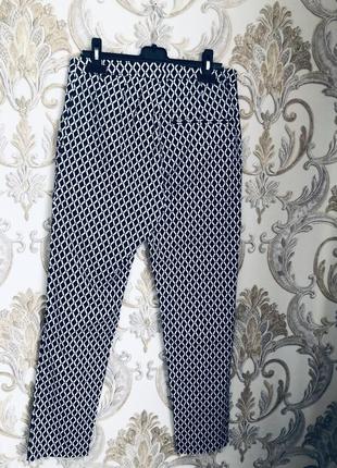 Штани штани укорочені ромб ромбик h&m стильні модні трендові5 фото