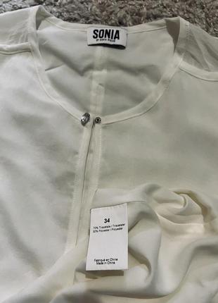 Кофточка, блузка sonia rykiel новая оригинал бренд блуза sandro escada размер s,m3 фото