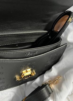 Женская сумка из эко-кожи celine молодежная, брендовая сумка через плечо2 фото