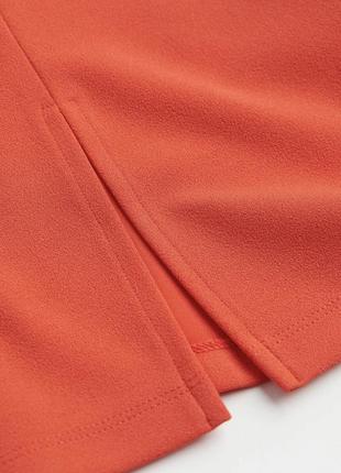 Стильная оранжевая  🍊🍊🍊 платье на бретелях h&amp;m l/xl5 фото