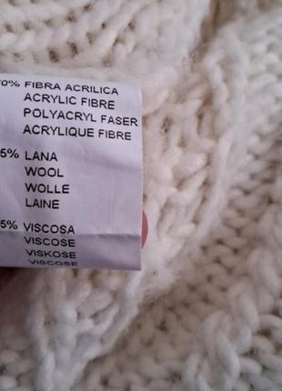 Крутой итальянский свитер cocogio, шерсть 25%4 фото