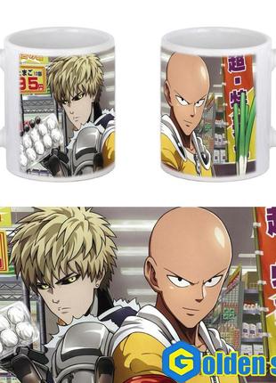 Аниме чашка "one punch man" (ванпанчмен)