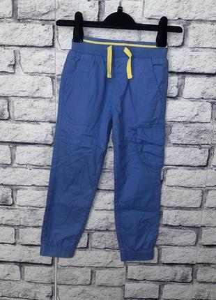 Зручні дитячі бавовняні штани, брюки карго для хлопчика від tcm tchibo (чібо), німеччина, 122-128 см3 фото
