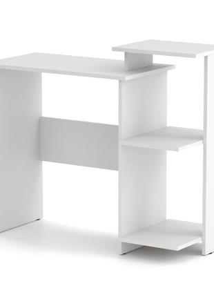 Письмовий комп'ютерний стіл nous білий. офісний столик для ноутбука. стіл для підлітка, для навчання1 фото