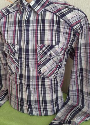 Рубашка в разноцветную полоску jack&jones jeans intelligence made in india, 💯 оригинал2 фото
