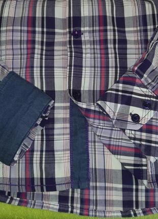 Рубашка в разноцветную полоску jack&jones jeans intelligence made in india, 💯 оригинал3 фото
