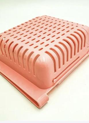 Розсувний пластиковий контейнер для зберігання продуктів у холодильнику