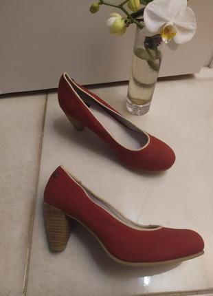 Туфли текстиль + кожа mexx 38й