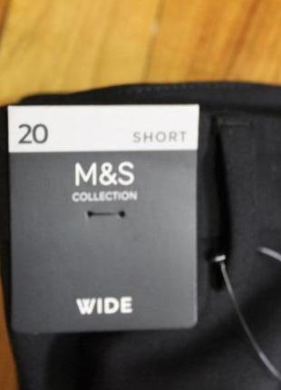 Новые черные брюки m&s размер 4xl2 фото