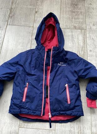 Лыжная термо куртка для девочки1 фото
