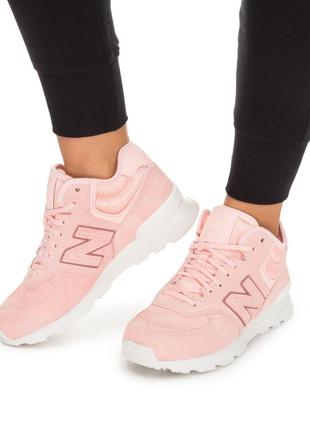 Кроссовки розовые new balance1 фото