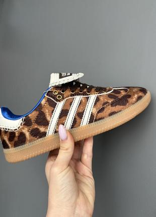 Кроссовки adidas samba bonner leopard размер 36