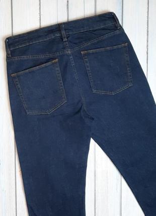 💥1+1=3 фирменные темно-синие зауженные мужские джинсы asos, размер 44 - 465 фото
