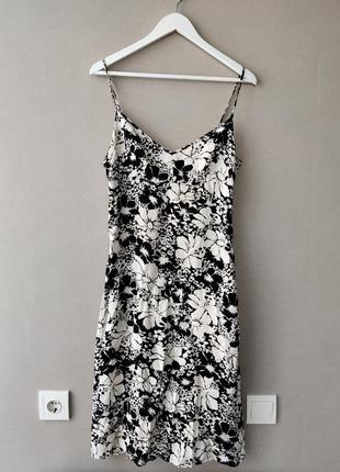 Літнє плаття сарафан в квіточку h&m, zara