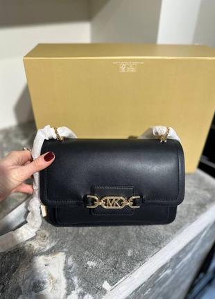 Сумочка heather large black  від michael kors