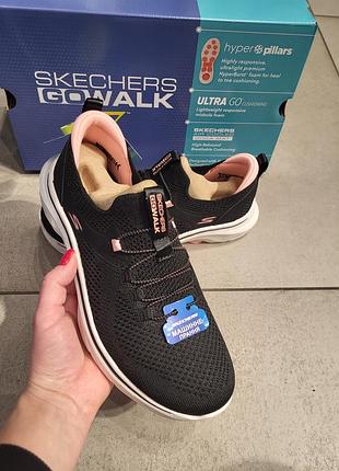 Кросівки жіночі для тренувань  skechers go walk 7 abie оригінал2 фото