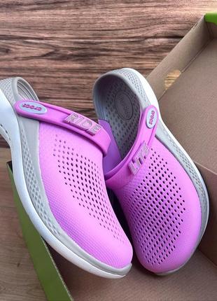 Женские кроксы crocs literide 360 taffy/pink розовые все размеры в наличии2 фото