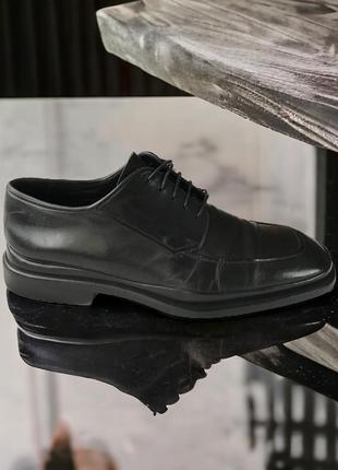 Boss hugo boss 13530 485 ebano kano кожаные туфли Сметь ботинки made in italy