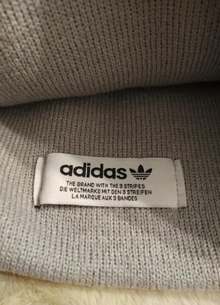 Новая папка adidas originals оригинал шапочка бини серая8 фото