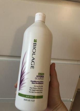 Кондиционер для увлажнения сухих волос matrix biolage hydrasource