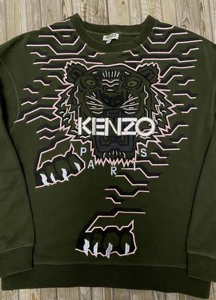 Свитшот kenzo с тигром1 фото