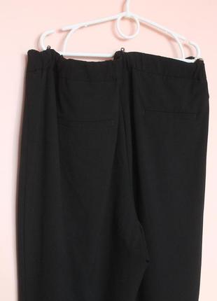 Черные классические батальные брюки, брючки классика батал, класичневое чёрное брюки 60-62 г.4 фото