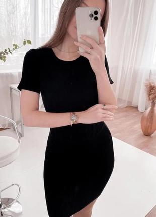Идеальное черное платье (в составе 50% шерсть мериноса)