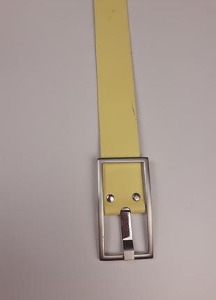 Vanzetti шкіра ремінь німеччина 90см жовтий2 фото
