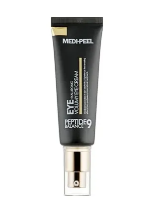 Омолоджувальний крем для повік із пептидами medi-peel peptide 9 hyaluronic volumy eye cream 40 мл