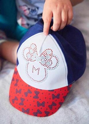 Дитяча кепка для дівчинки розмір 52 бренду disney minnie mouse1 фото