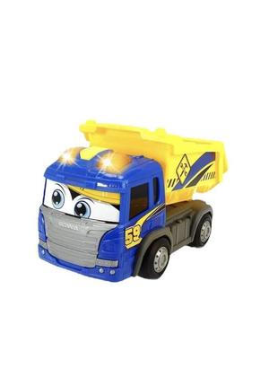 Dickie toys - scania dump truck - вантажівка (25 cm)